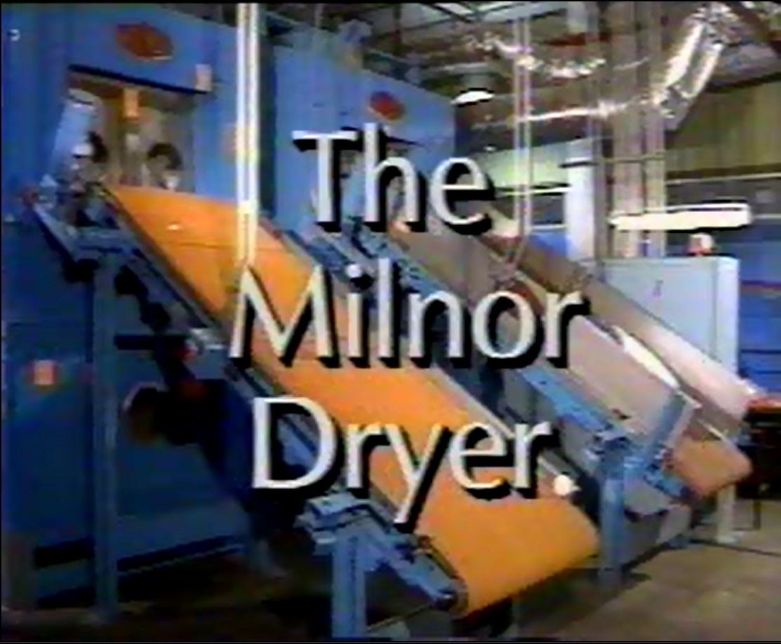 The Milnor Dryer (2001) Pellerin Milnor Corporation